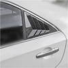 DYXN Car Rear Side Window Louvers Splitter Trim Rear Triangle Louver Window Sunshade Side Window Compatible for Camry 7Th 2012-2017
