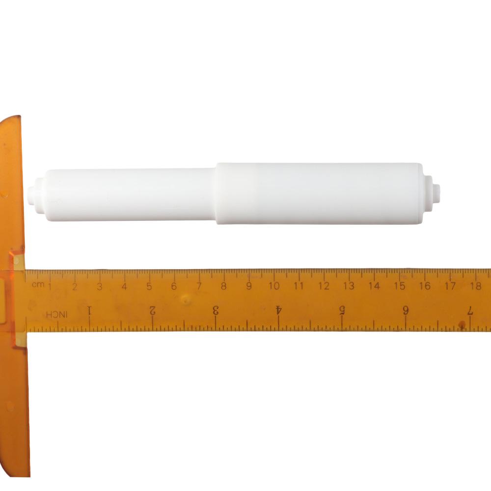 White Replacement Toilet Paper Roller Plastic Spindle Replacement Rod  Toilet