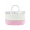 Rope Storage Basket MultiFunctional Woven Infant Diaper Organizer Large Capacity for
