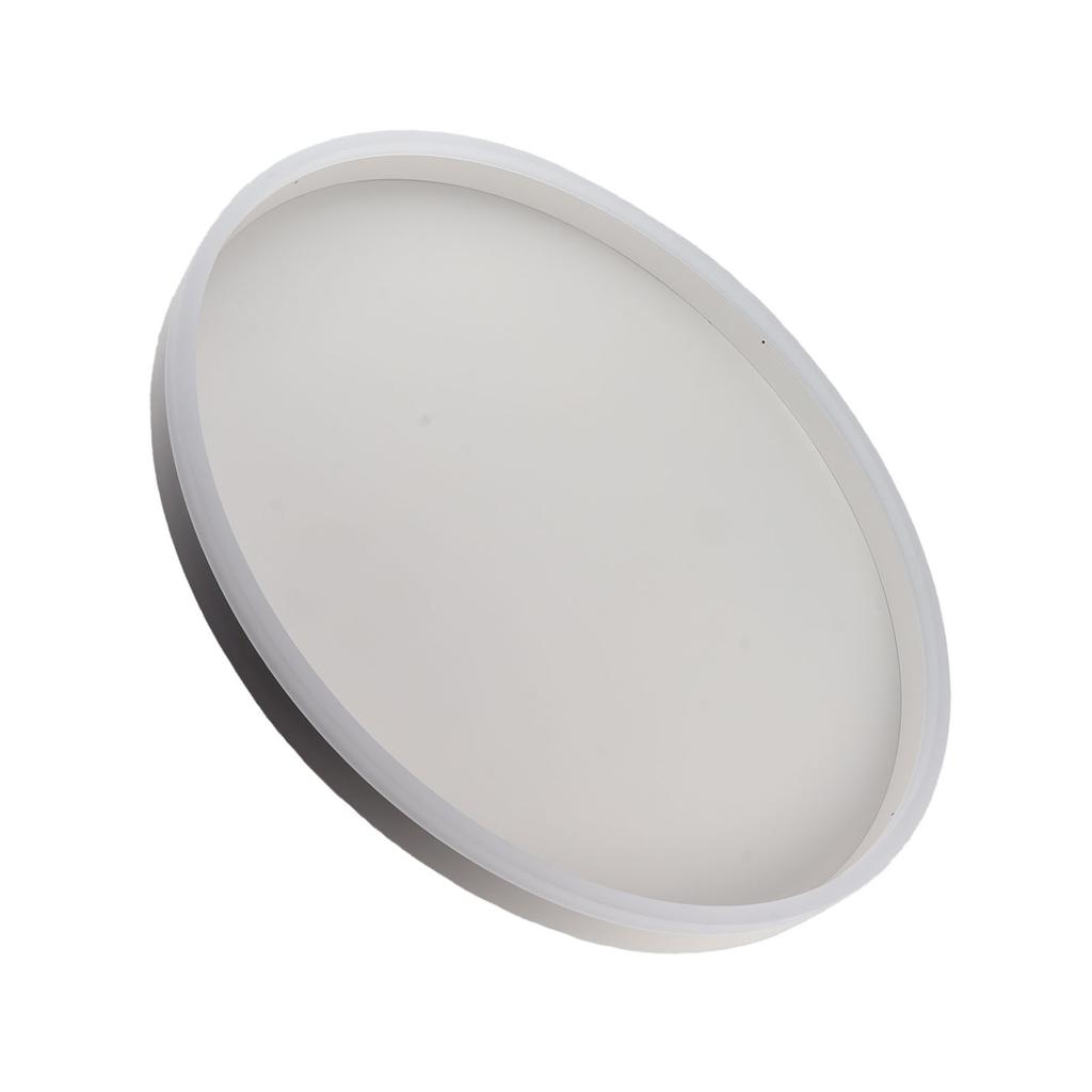 Modern Ceiling Light Dimmable Round LED Flush Mount Ceiling Lamp with Remote APP Control for Living Room Bedroom White