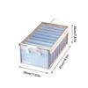 Blanket Box Clear Clothes Storage Organizer With Lid Transparent Space-Saving Stackable Multi-Functional Container Box For