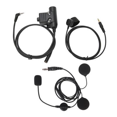 PTT Adapter Mikrofon-Set Push-to-Talk Kopfhöreradapter für Xiaomi 2-Wege-Funkgeräte Motorräder Schneemobile