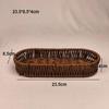Hardness Rattan Wicker Woven Serving Baskets Handwoven 6 Styles Drain Chopstick Fork Spoon Holder Household Rattan Basket