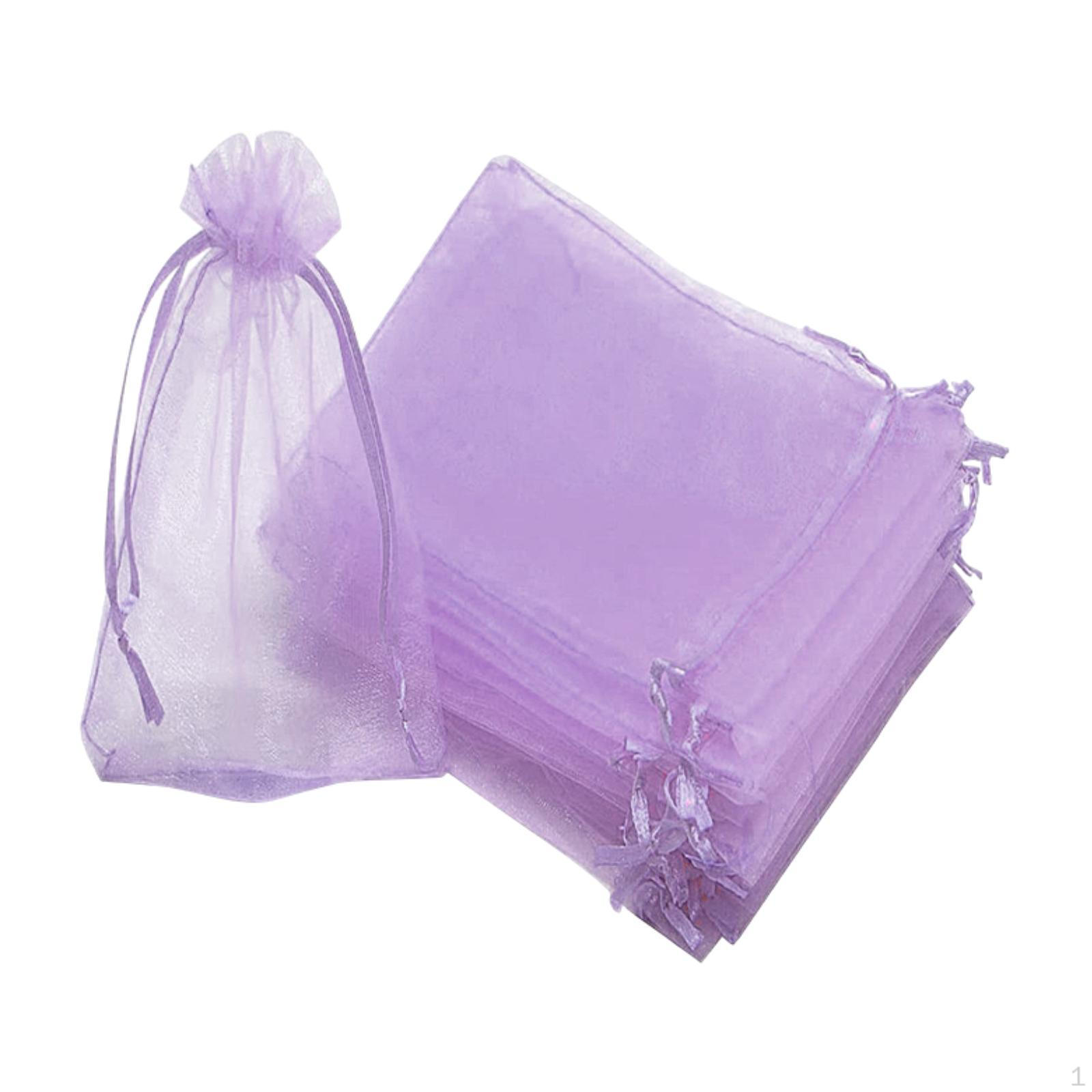 

100 шт. Защитные сумки для фруктов, сумка для конфет, органза, дышащая сетка, барьерная сетка для сада фиолетовый
