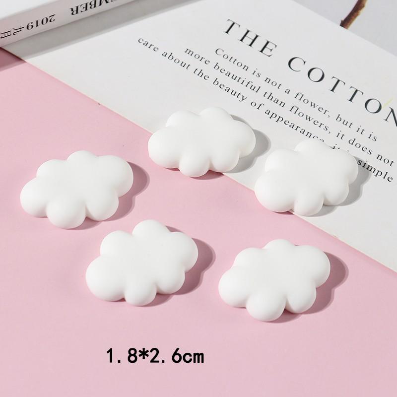 Diverse DIY Rainbow Cloud Resin Accessories: Creative Cream Drop Glue for Mobile Phone Cases