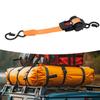 Portable Retractable Ratchet Strap High Strength Cable Strap Luggage Packing Belts for Cargo Trailer Motorcycle