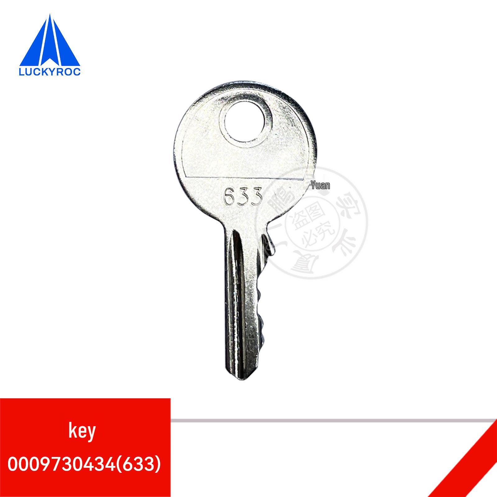 

Linde Forklift Ignition Key Set (801, 802, 603, 633, Original Key 0009730418)