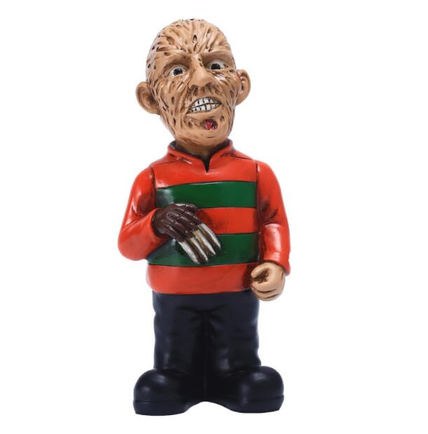 Halloween Freddy Jason Michael Myers Scary Movie Ghost Face Resin Figure Toys 18cm