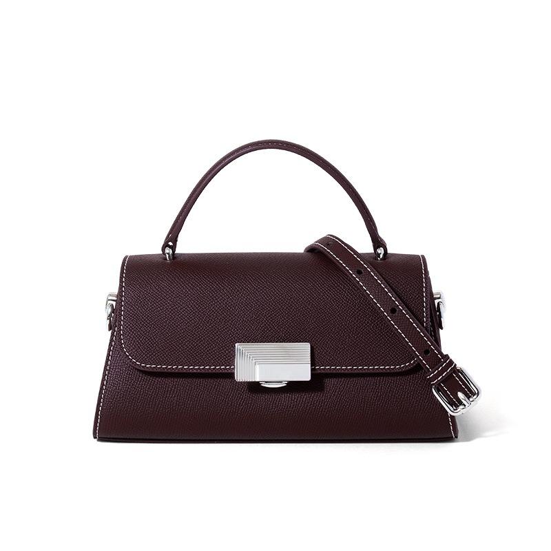 

Осень и зима новая сумка из коровьей кожи маленькая сумка универсальная модная кожаная женская сумка сумка-мессенджер женская горячая сумка через плечо 22*10.5*10.5cm