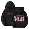 Kids Long Sleeve Pullover Hoodie with Pockets Loose Fit Letter Print Casual Sweatshirt