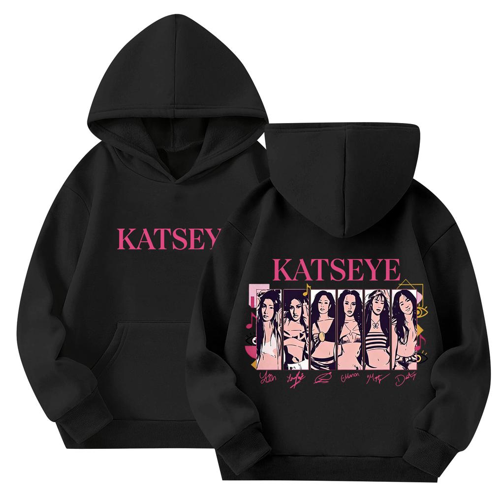 Kids Long Sleeve Pullover Hoodie with Pockets Loose Fit Letter Print Casual Sweatshirt