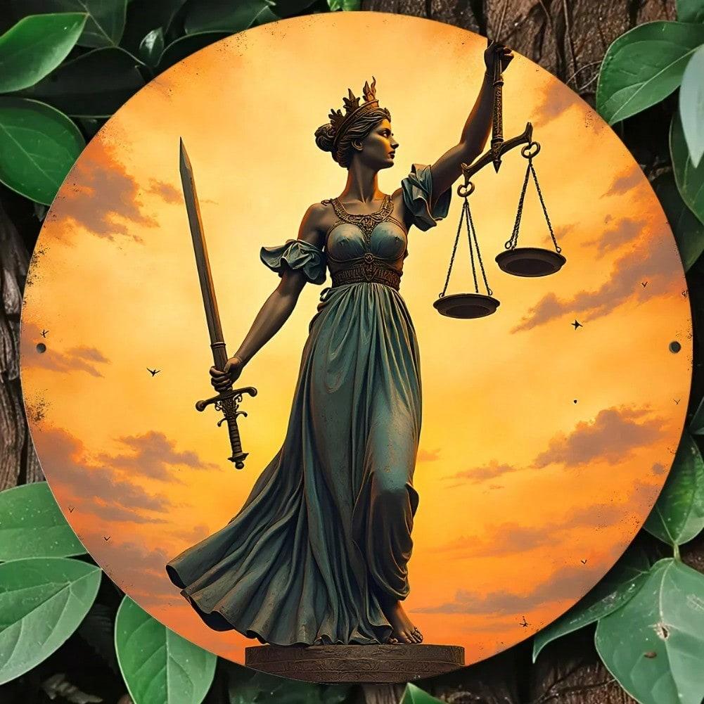 Vintage Metal Tin Sign Wall Art for Home Decor 20x20