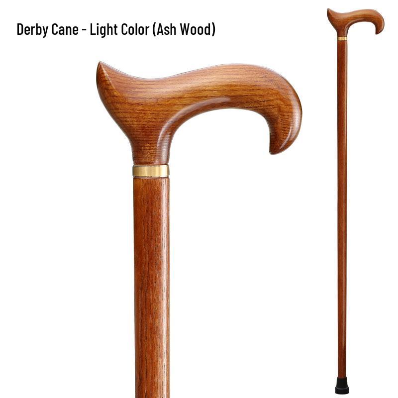 European African Wood Gentleman's Walking Stick & Hiking Cane