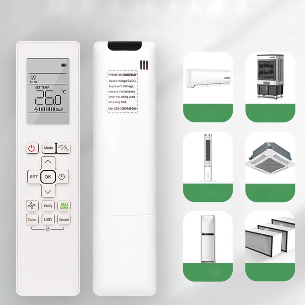 Energy Saving Air Conditioner Remote Control With Strong ABS Housing For RG10X1(G2HS) Commercial Applications