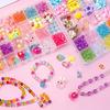 24-Grid Beading Kit: DIY Jewelry & Hair Accessories for Kids