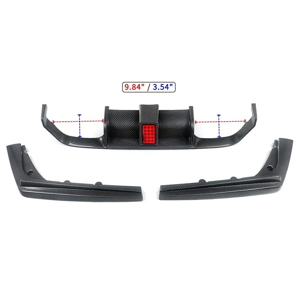 Rear Bumper Posterior Lip W/ Light Body Kit for BMW F80 M3 Saloon F82 F83 M4 Coupe & Convertible 2015-2020 Modification Parts FY6
