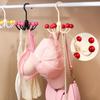 Multifunctional Home Clothes Hanger Portable Dopamine 360°Rotating Hook With 6 Balls Space Saving Scarf Tie Display Rack