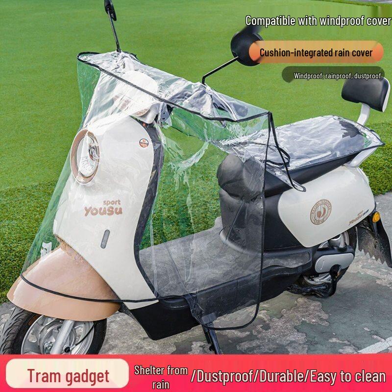 Universal Waterproof HD Electric Bike Handlebar and Instrument Rain Cover