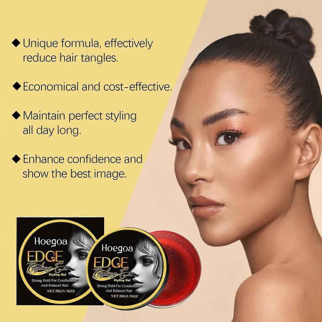 Hoegoa Broken Hair Styling Wax, Broken Hair Lanugo Hair Styling Bangs Hair Styling Hair Finishing Natural Gloss Treatment Wax