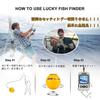 LUCKYLAKER Wireless Fish with for Land Boat Rock Deep Sea and Night Fishing Finder, Throwable, Fish-Attracting Light, Fishing, Fishing, Fishing,