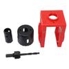 Lock Installation Kit with Guide Template Carbon Steel Plastic Door Hole Saw Kit for Wooden Doors