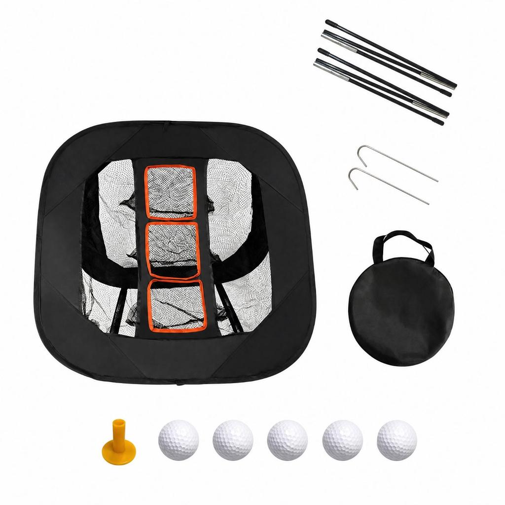 Folding Golf Practice Net Foldable Portable Sturdy for Garage