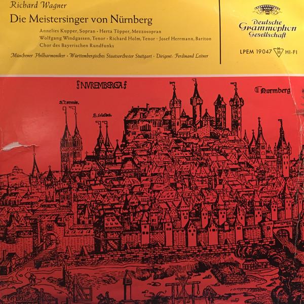 

LP Record RICHARD WAGNER - Die Meistersinger Von Nürnberg LPEM19047 Deutsche Grammo 1957 Germany Classical Used
