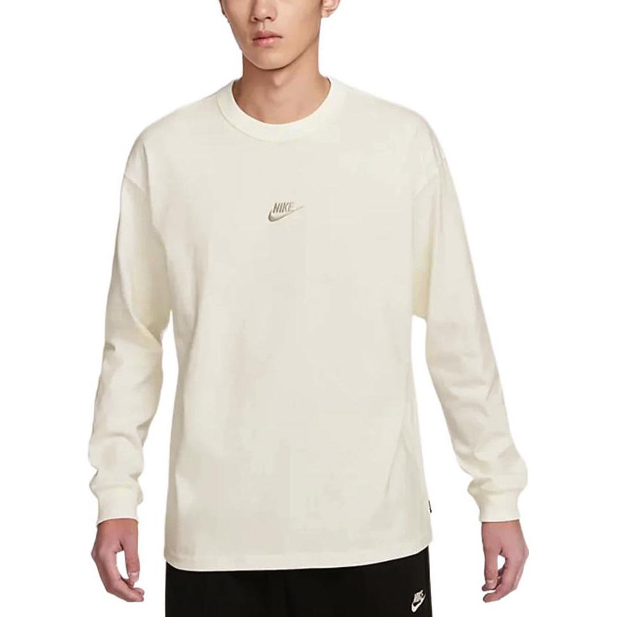 Nike T Shirts Men's Beige Crew Neck Moderate DO7391-133