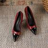 Sexy Color Block Pointed Stiletto Heel Women's High Heels  New Platform Super High Heel Shoes Women
