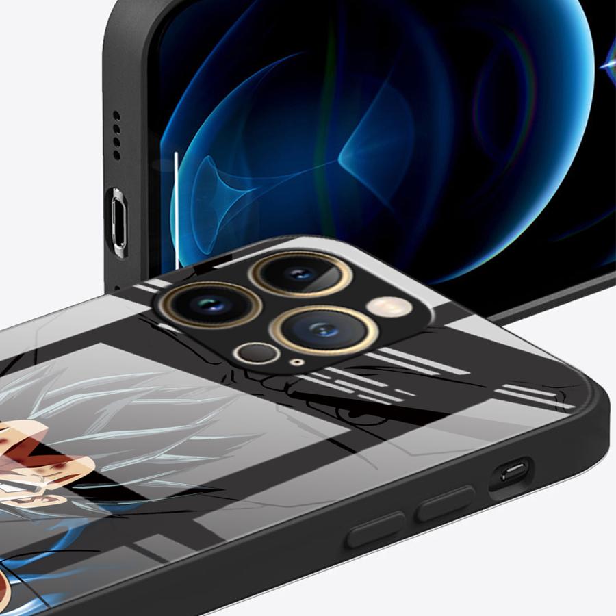 D-ragonS B-allS Anime Glass Phone Cover Case for iPhone 17 Pro Max 13 12 16 Air 8 15 Plus XR 14 11