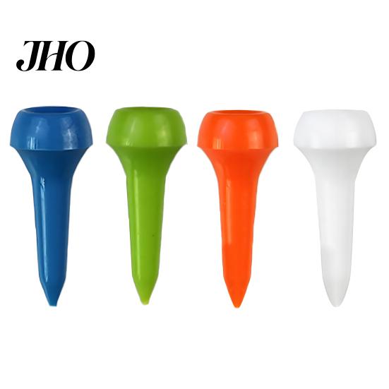 Confezione 50 Pezzi Tee da Golf in Plastica per Ferri Ibridi Par 3 Basso Profilo Legni Golfista Esperto e Campo Pratica Golf Corto Minore Attrito