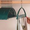 10pcs Wave Clothes Hangers Multifunctional Drying Rack Closet Storage Organization for Closet Space Saving