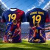 2026 New Special Edition No.19 Print Football Jersey T-shirt Summer Sports Training Tees Casual Kids Adult Tops