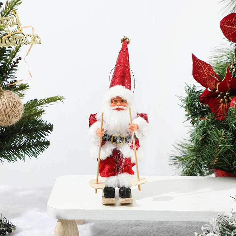 Christmas Christmas Doll Exquisite Christmas Decoration Home Decor Santa Claus Design Funny Multi-Color