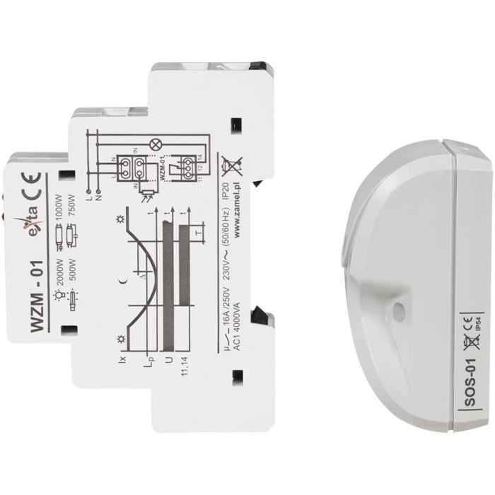 EXTA Senzor crepuscular 1 bucată, WZM- 01/SOS (2 bucăți) - WZM- 01/ SOS