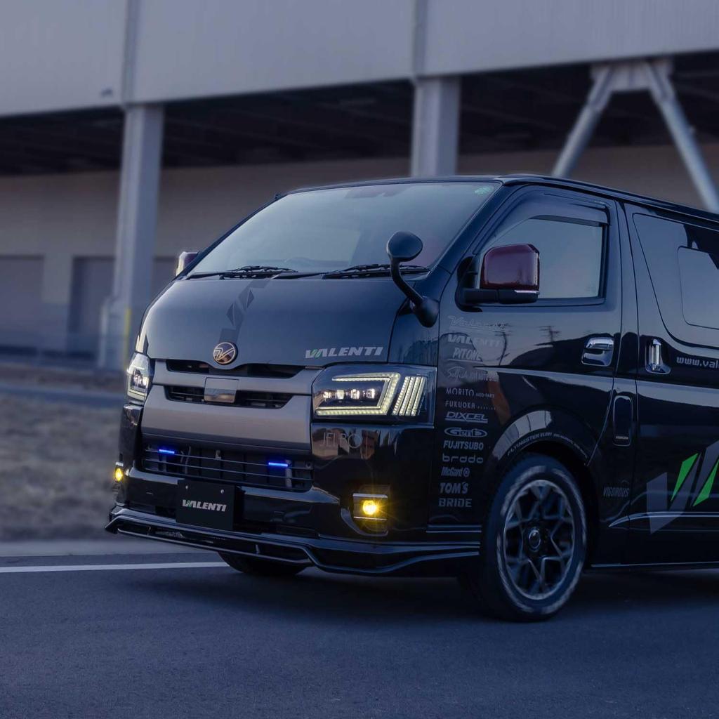 Valenti Jewel LED Exchange Fog Bulbs with High Switching for Toyota Hiace Series 7th Bi-Color Lumens, 2-Color (200 Generation) [LFG206-WY]