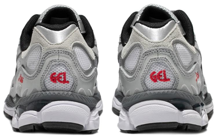 ASICS GEL NYC Textile, Synthetic Leather Low top Casual Shoes Unisex Gray 1201A789-102