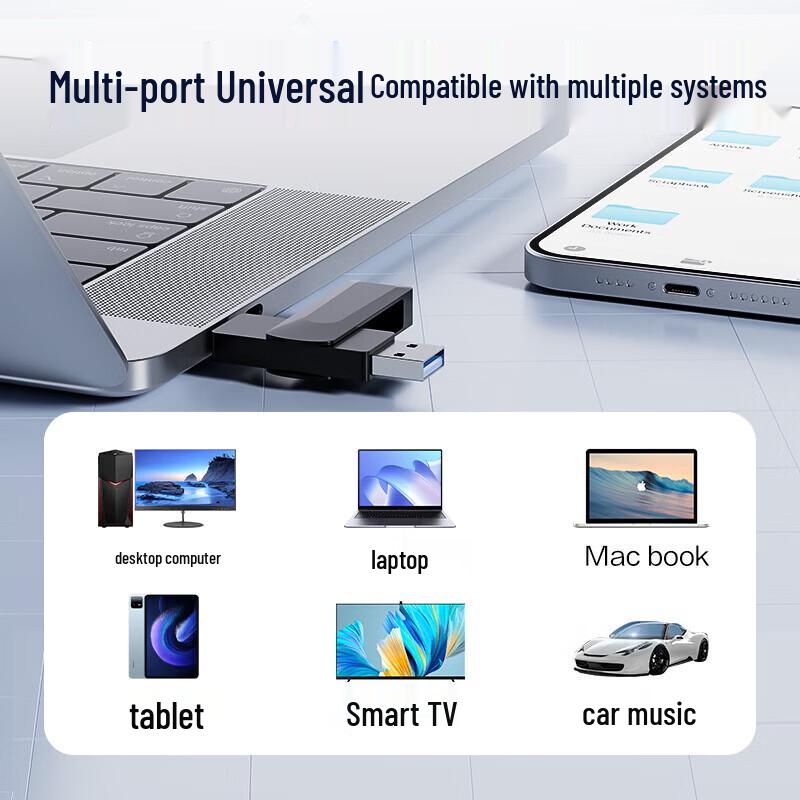 Deli USB 3.2 & Type-C High-Speed Dual Interface Flash Drive