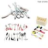 1Set 1:12 Dollhouse Mini Alloy Adjustable Wrench Pliers Tools Set Miniature Repair Model Scene Props Doll House Decor Toys Gift