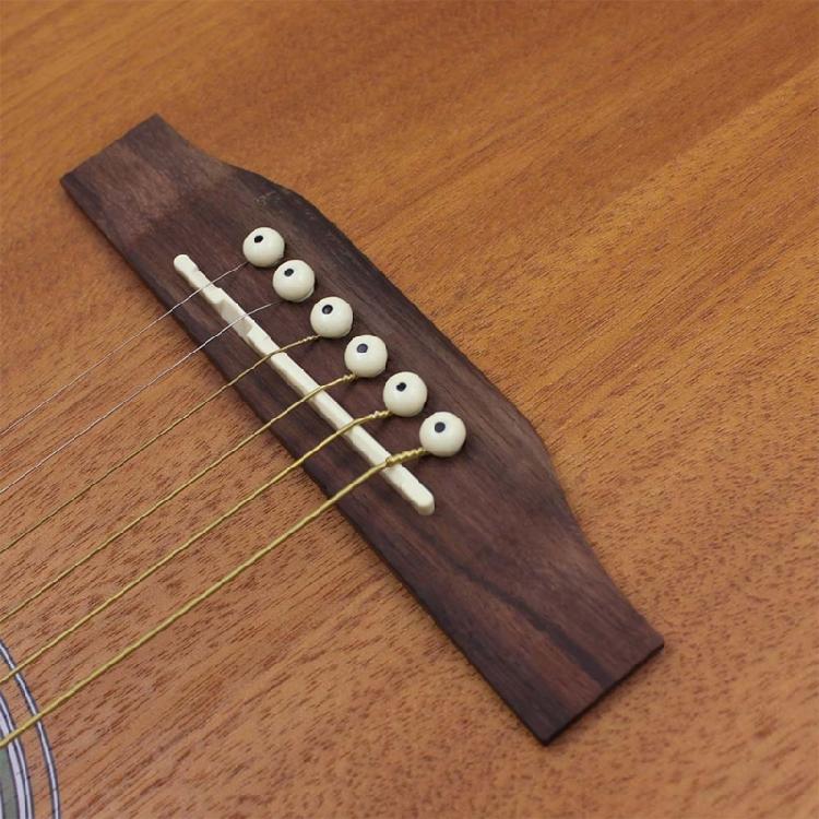6 Stück Akustikgitarre Stahlkernsaiten Klassische Saiten Perfekte Intonation