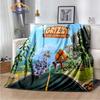 Animation Grizzy und die Lemminge Serie Flanelldecke Sofa Bett Nickerchen Kinderzimmer Dekorative Tagesdecke