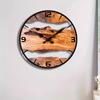 11.8-inch Decorative Wooden Wall Clock with , Ideal for Dining Room, Office, Bedroom And Kitchen.