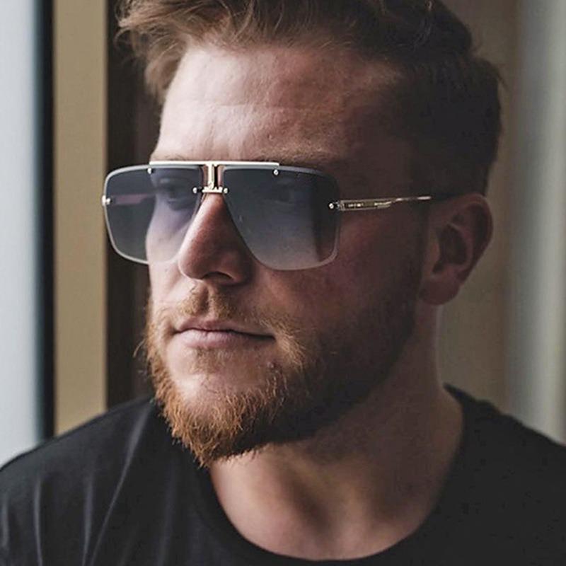 New Men Cool Small Square Sunglasses Men'S Outdoor Sports Cycling Glasses Fashion Metal Square Eyeglasses Uv400 Eyewear