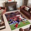 Atletico Madrid Customize Your Name Floor Rug Office Rug Suitable for Kitchen Dining Room Dormitory Playrooms Antislip Carpet Office home decor