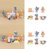 Tom And Jerry Cartoon Pvc Model With Hamburger Friesfor Design For Figure Collectors