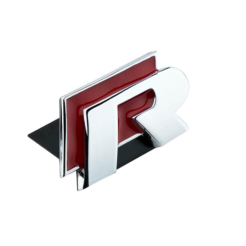 2026 Hot For VW VOLKSWAGEN 3D Metal Front Grill Badge Body Trunk Auto Emblem Sticker Car Stylin For Volkswagen VW R-line R GTI P