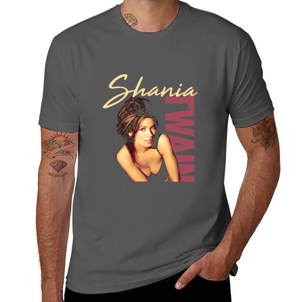 Twain Shnia Tshirt Basic Simple Casual Short Sleeve Tee