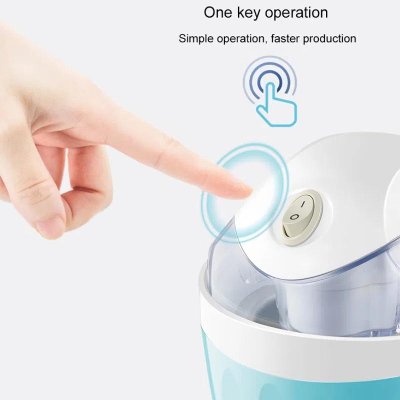 MINI Automatic DIY Ice Cream Maker Milkshake Cool Fruit Dessert Homemade Ice Cream