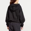 Nike Short Fleece Hooded Jacket Women Jackets Black CK1506-010