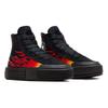 Converse Chuck Taylor All Star Fashionable and Trendy Durable Increased Height High-top Canvas Shoes Unisex Black and Red